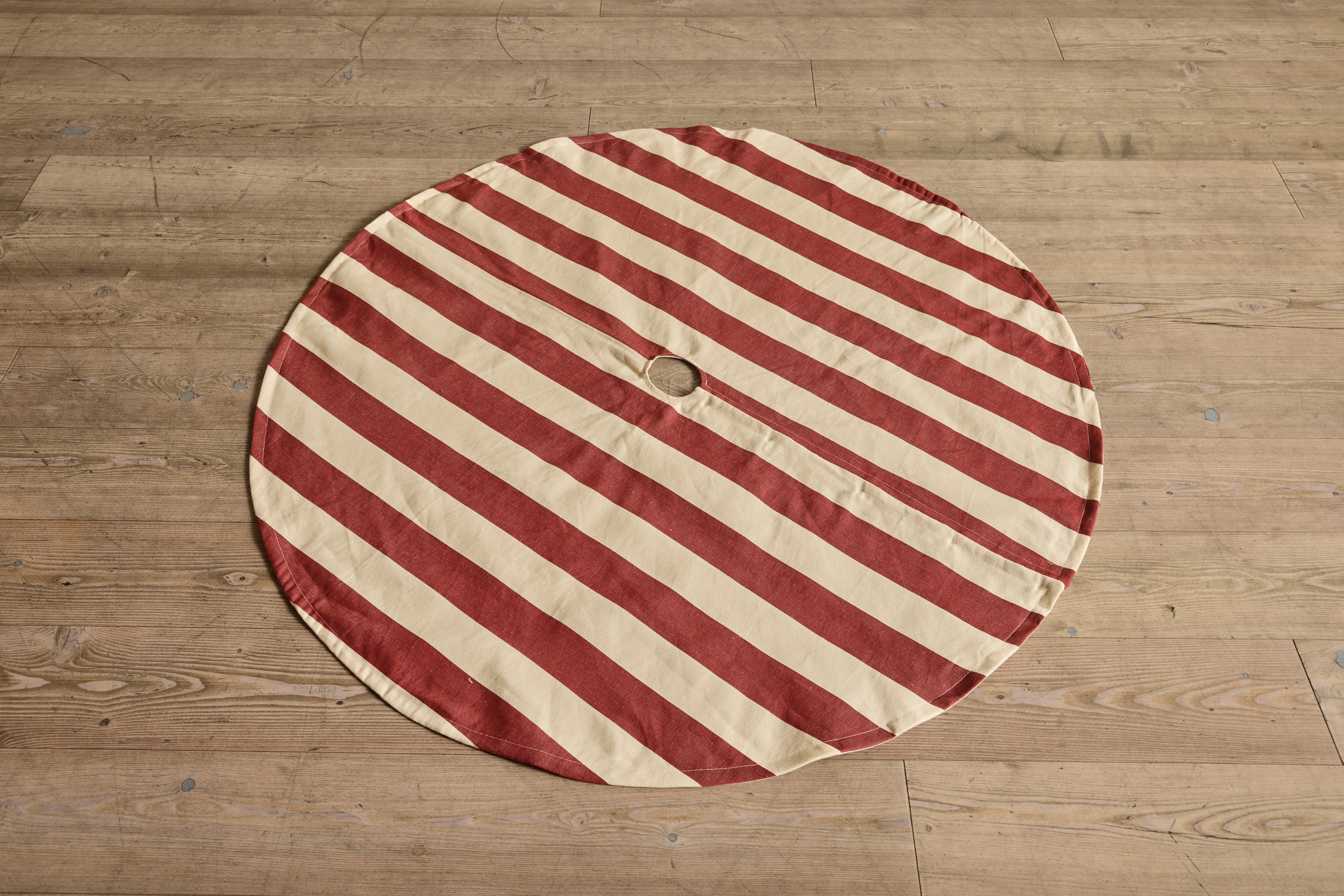 Nickey Kehoe Tree Skirt, Red Stripe