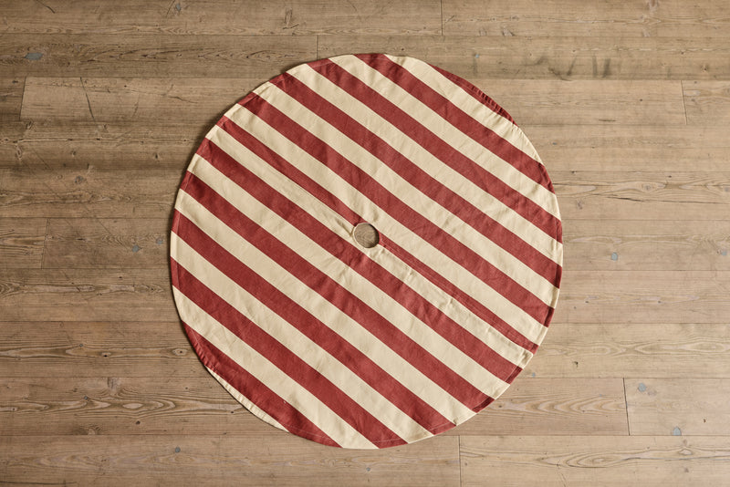 Nickey Kehoe Tree Skirt, Red Stripe