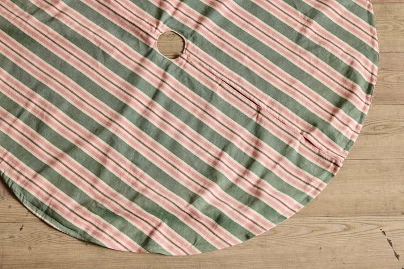 Nickey Kehoe Tree Skirt, Candy Stripe