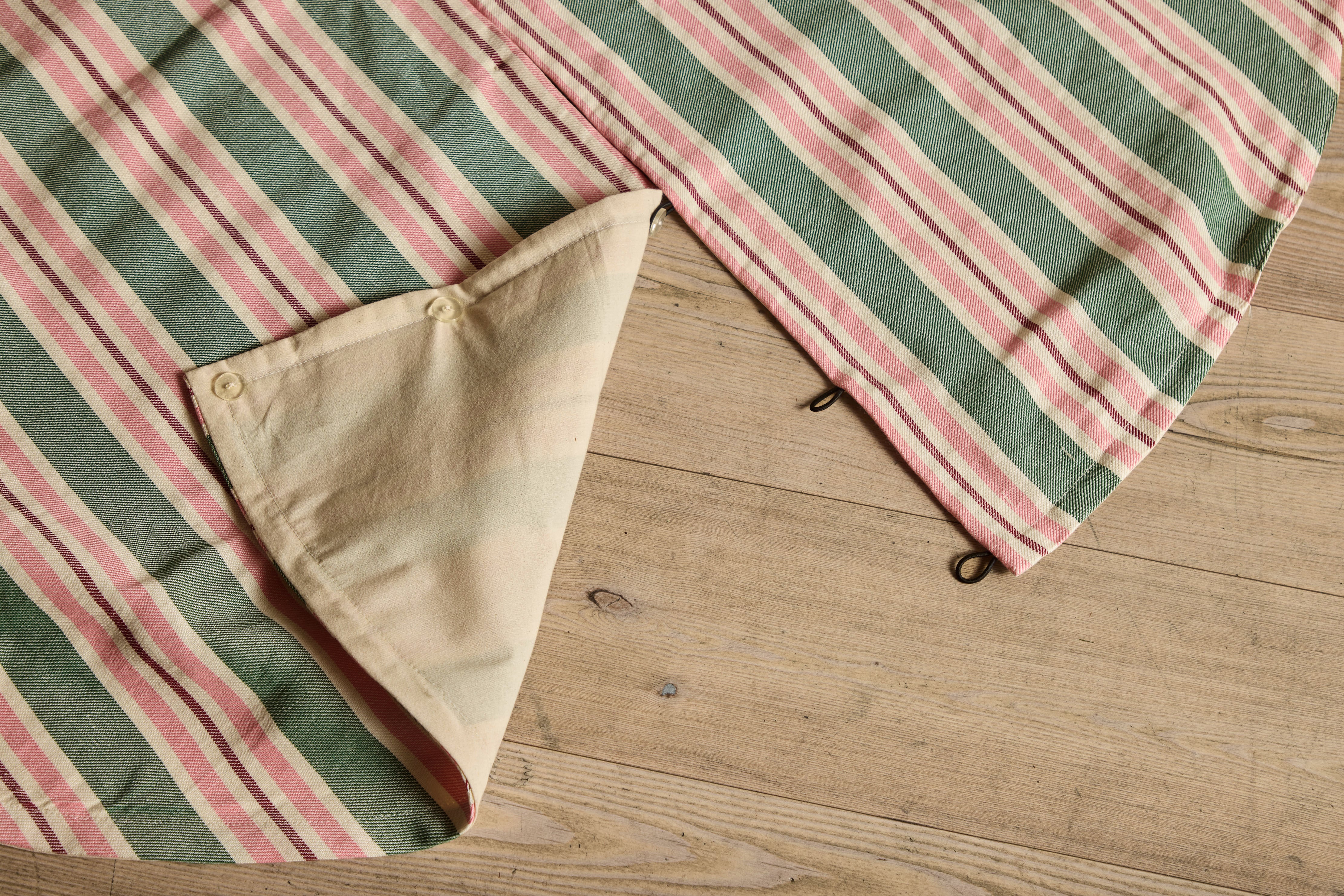 Nickey Kehoe Tree Skirt, Candy Stripe