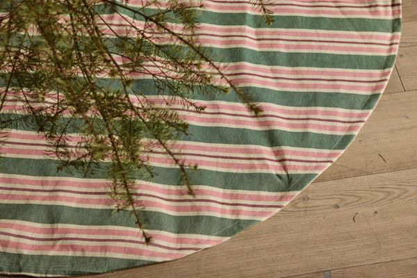 Nickey Kehoe Tree Skirt, Candy Stripe