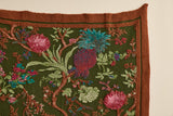 Italian Wool Throw in Olive