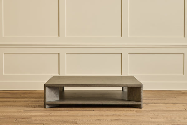 Rectangular Shelf Coffee Table, 54"