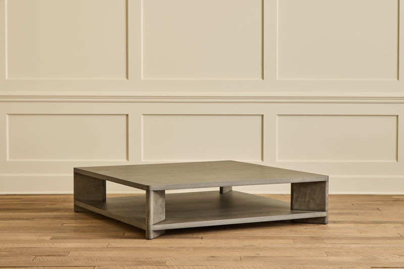 Rectangular Shelf Coffee Table, 54"