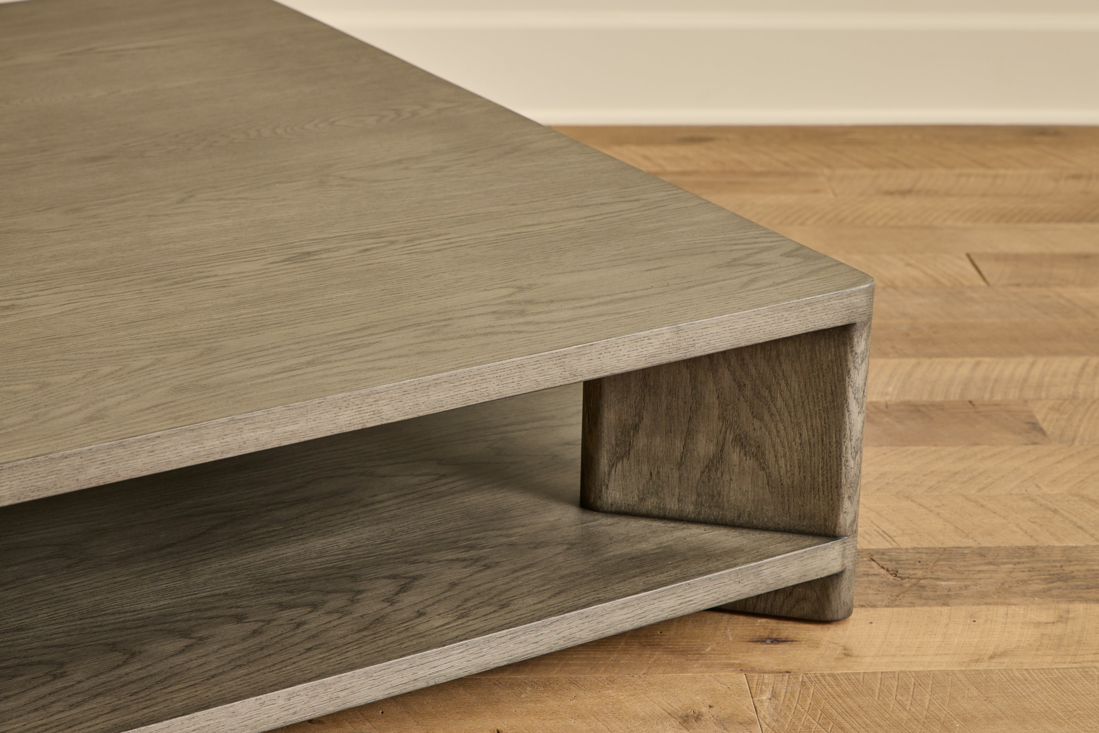 Rectangular Shelf Coffee Table, 54"