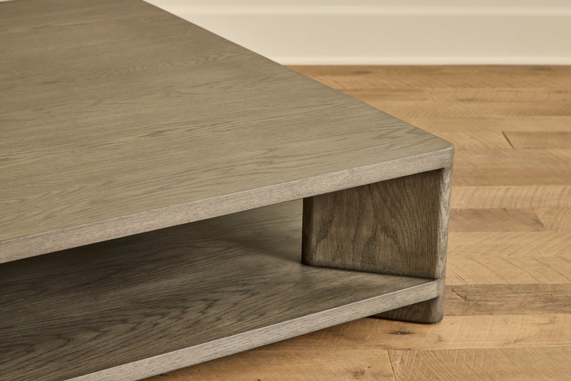 Rectangular Shelf Coffee Table, 54"