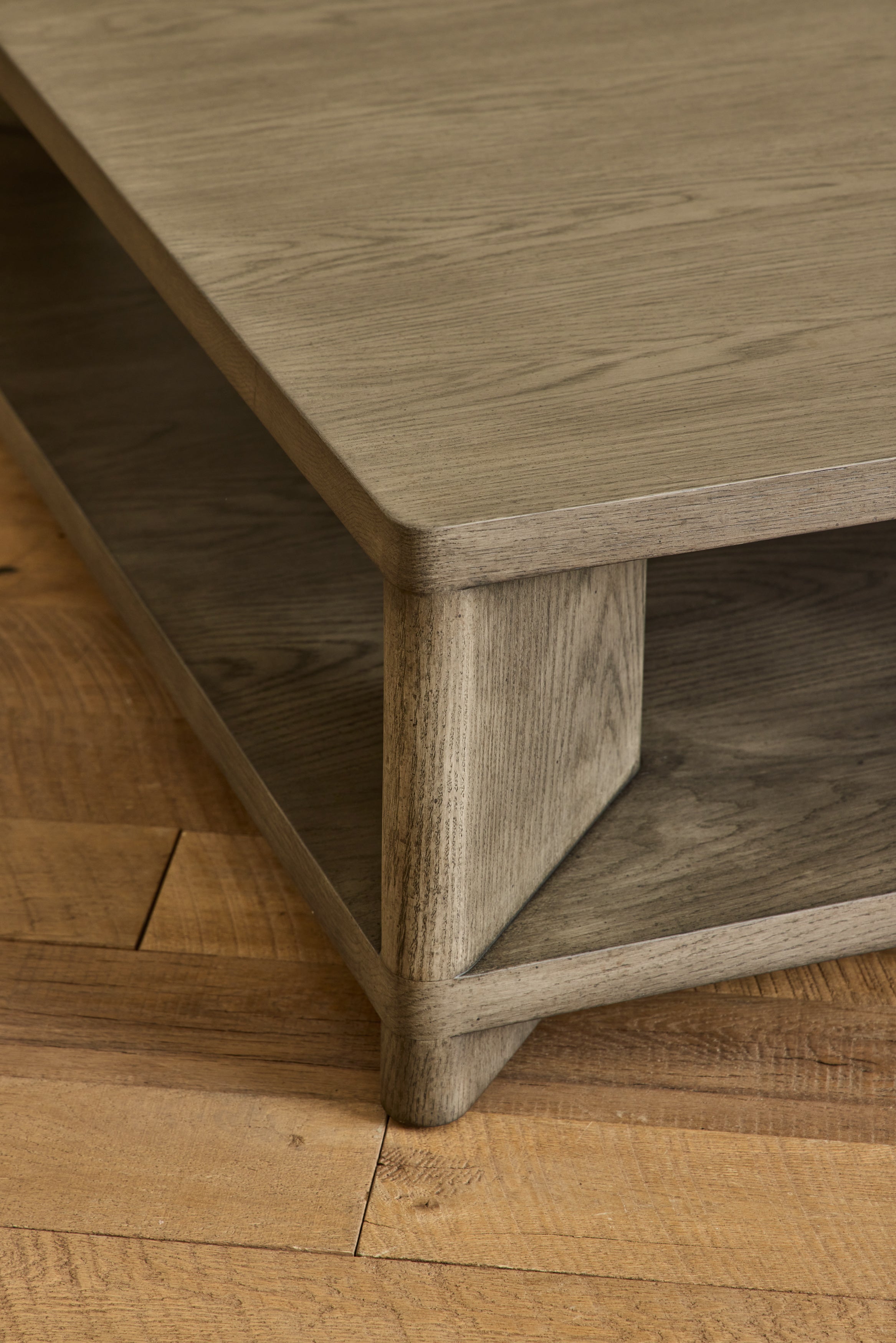 Rectangular Shelf Coffee Table, 54"