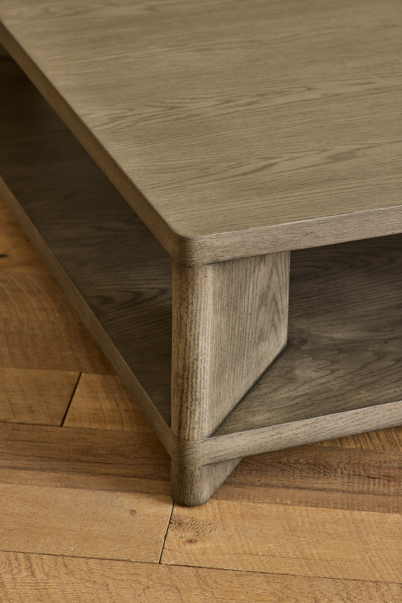 Rectangular Shelf Coffee Table, 54"