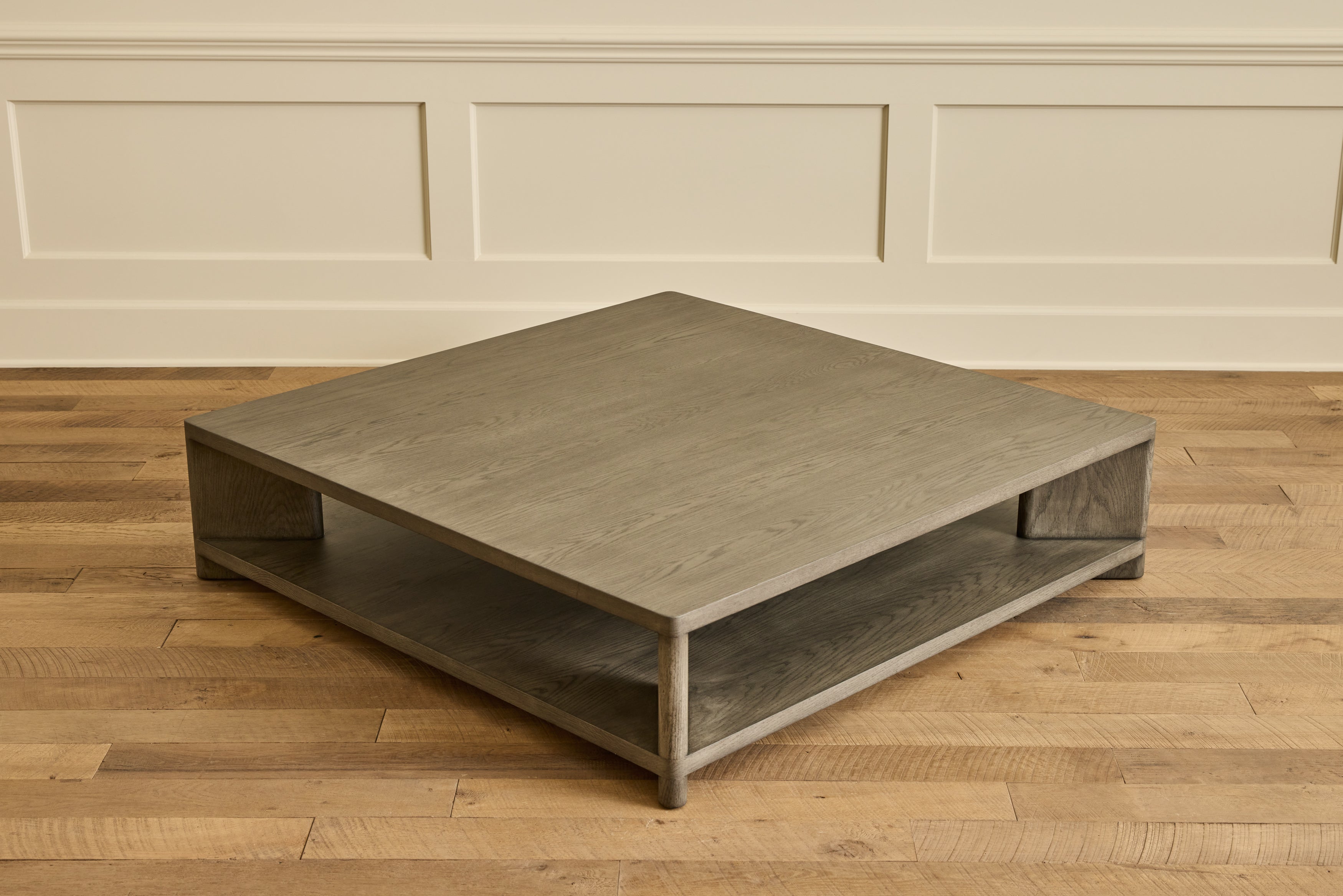 Rectangular Shelf Coffee Table, 54"