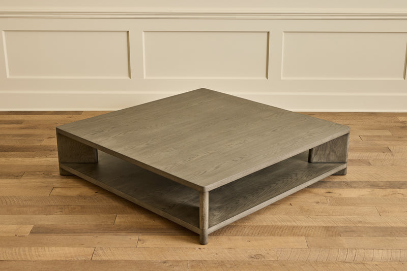 Rectangular Shelf Coffee Table, 54"