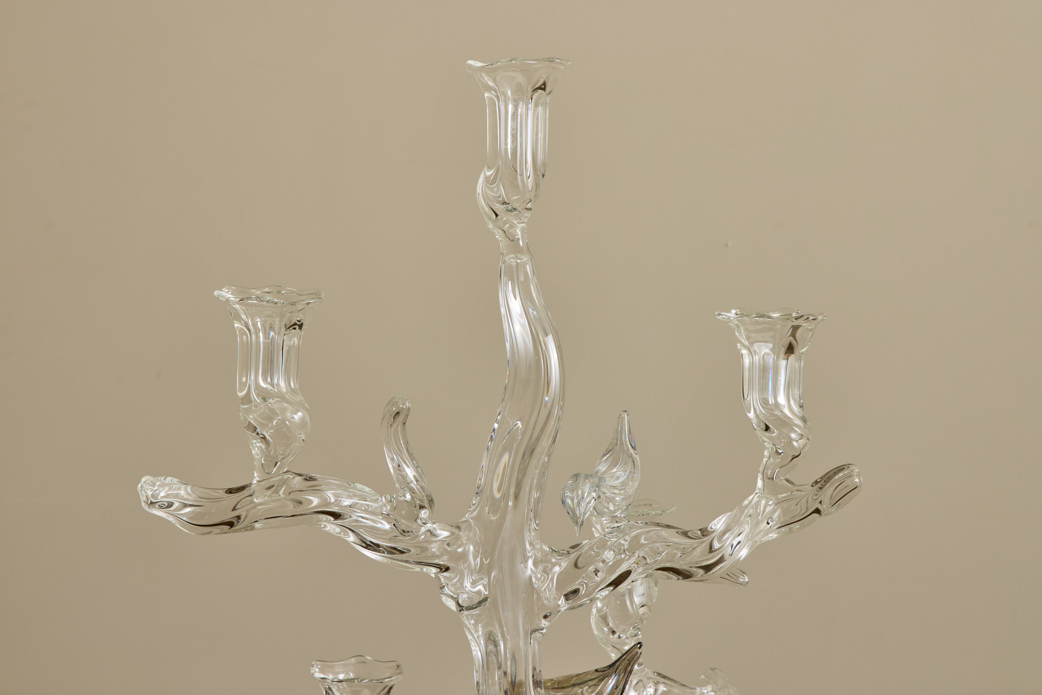 Tree of Life Candelabra with Colored Birds