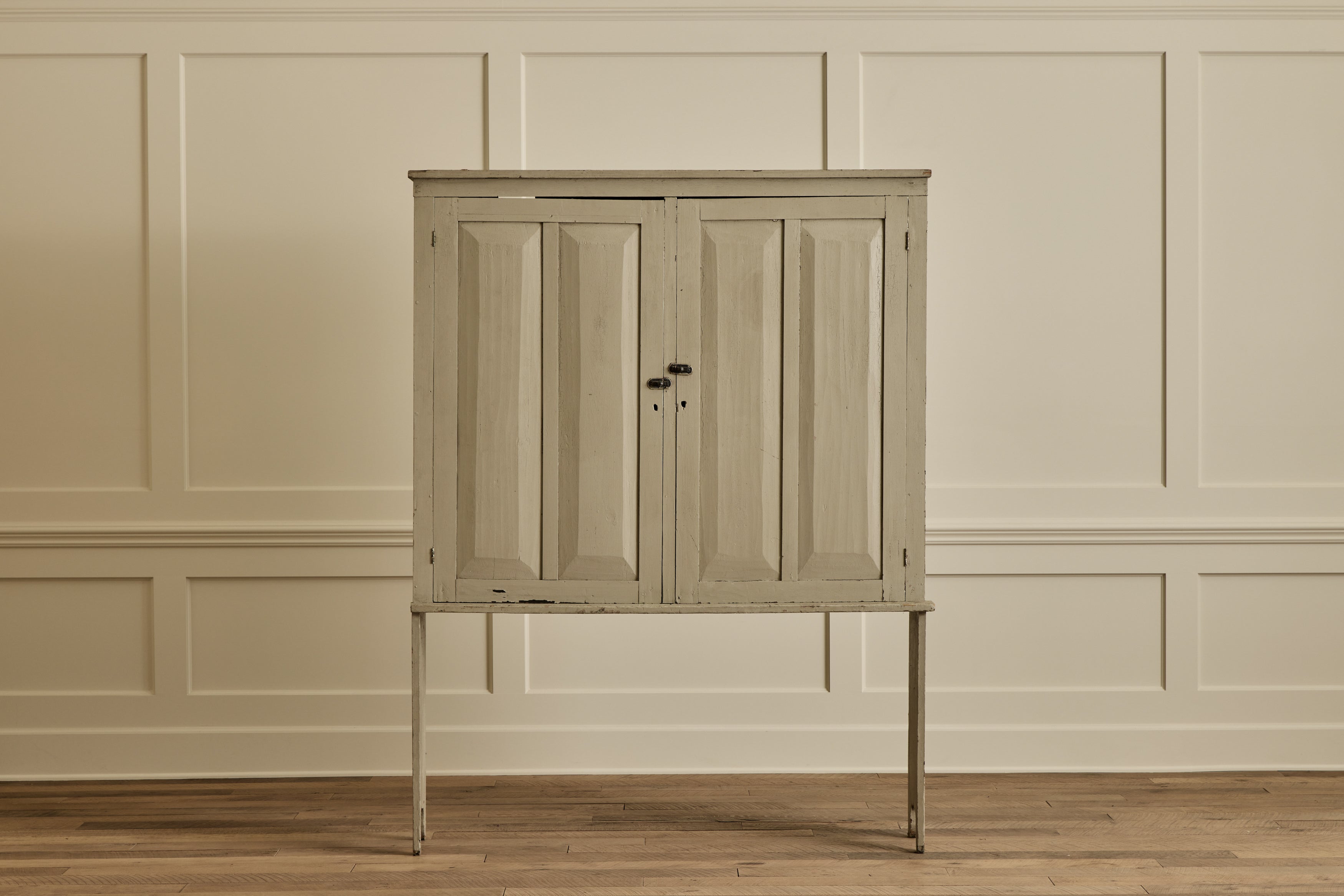 19th Century Painted Cupboard