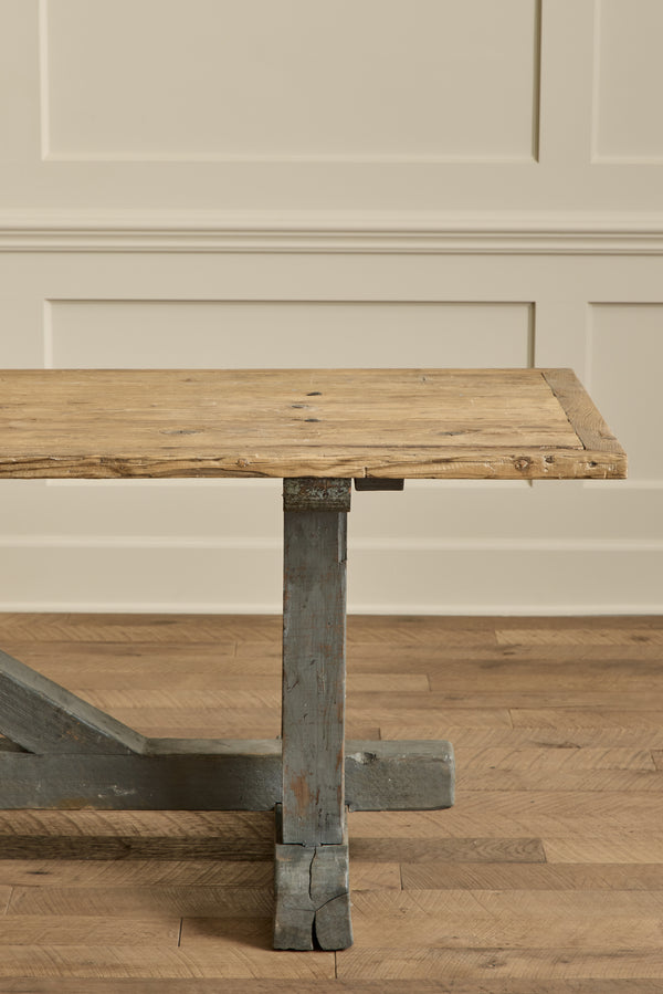 Painted Trestle Table