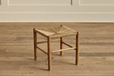 Danish Oak Wood & Rush Stool