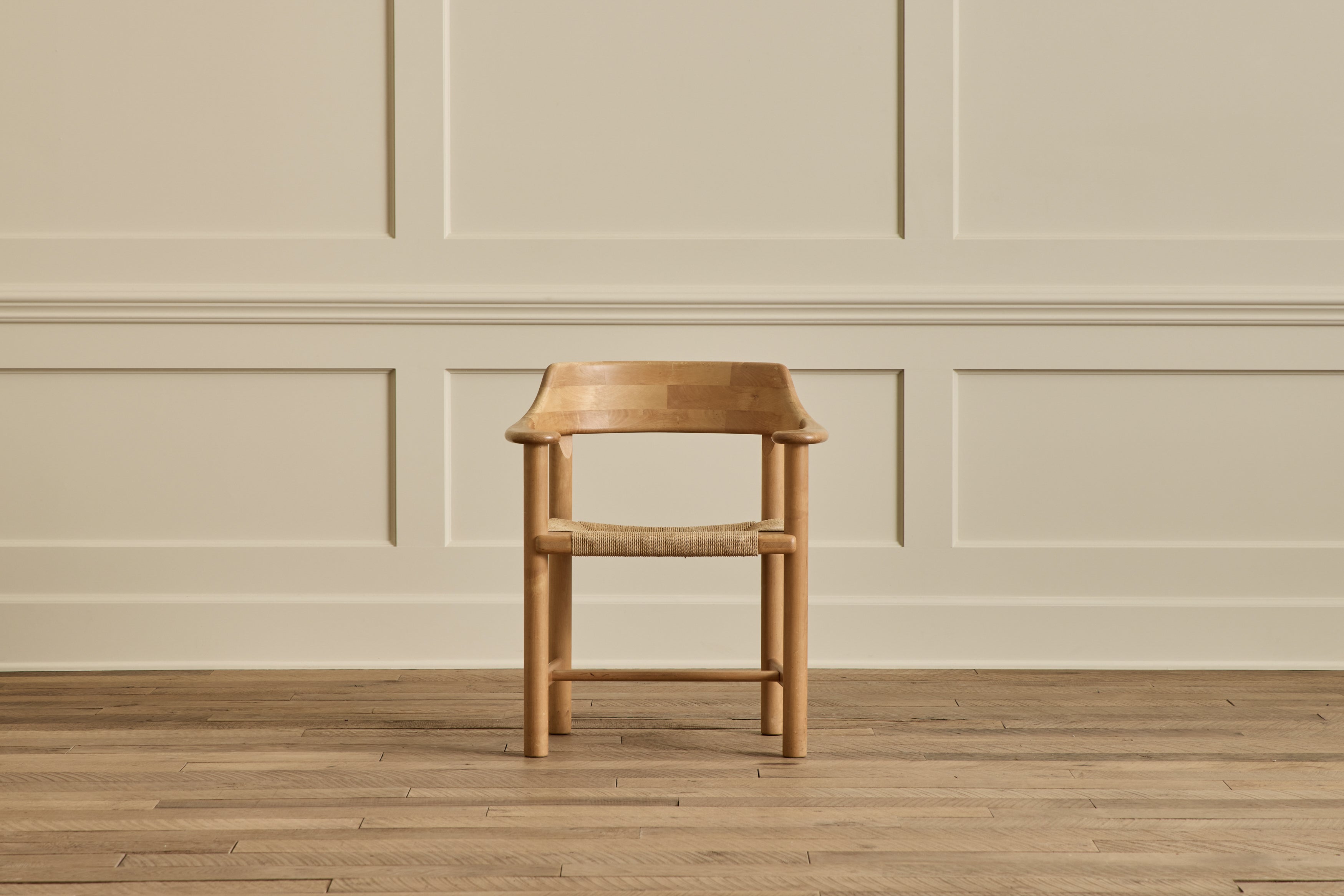 Set of 6 Rush Seat Daumiller Chairs