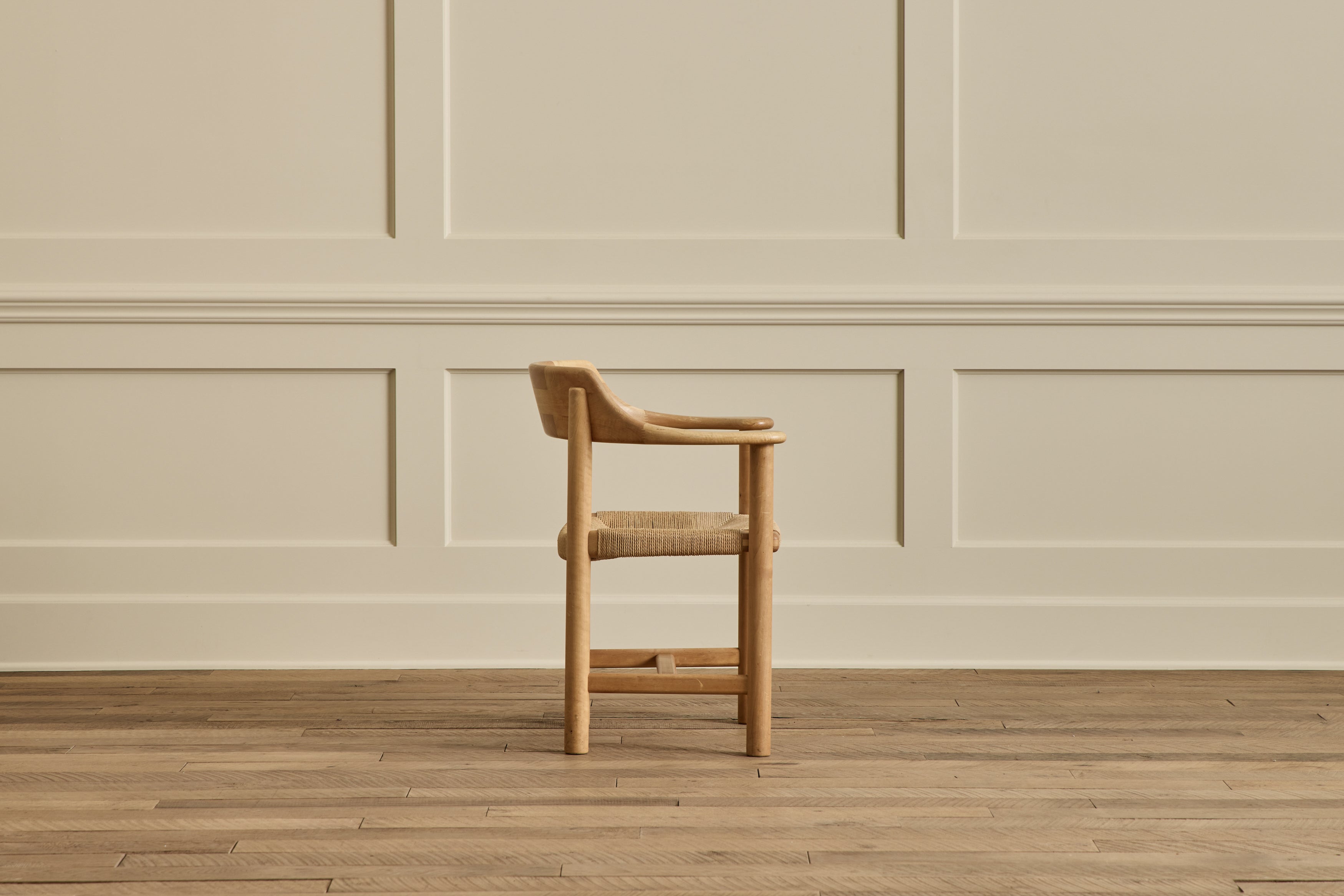 Set of 6 Rush Seat Daumiller Chairs