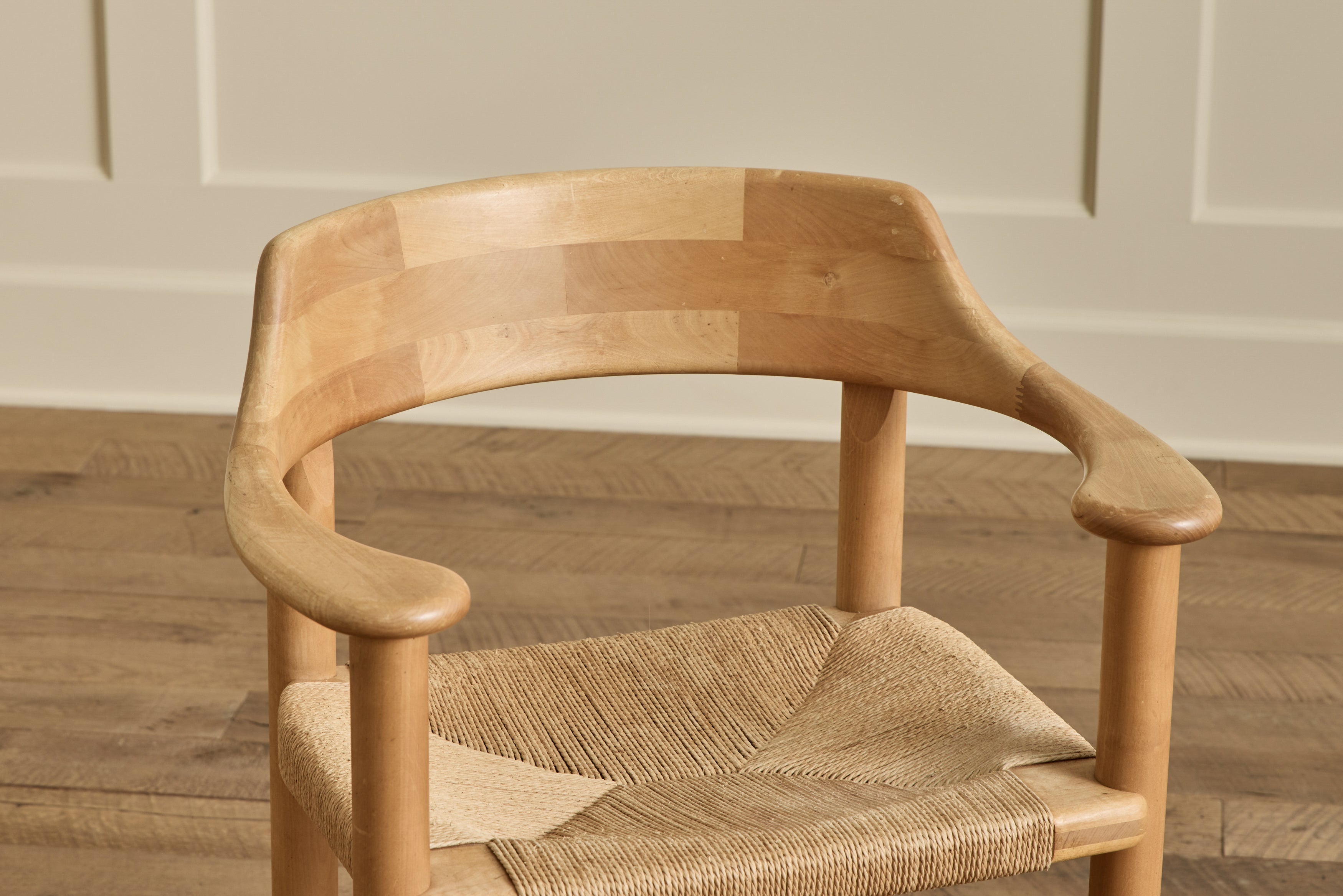 Set of 6 Rush Seat Daumiller Chairs