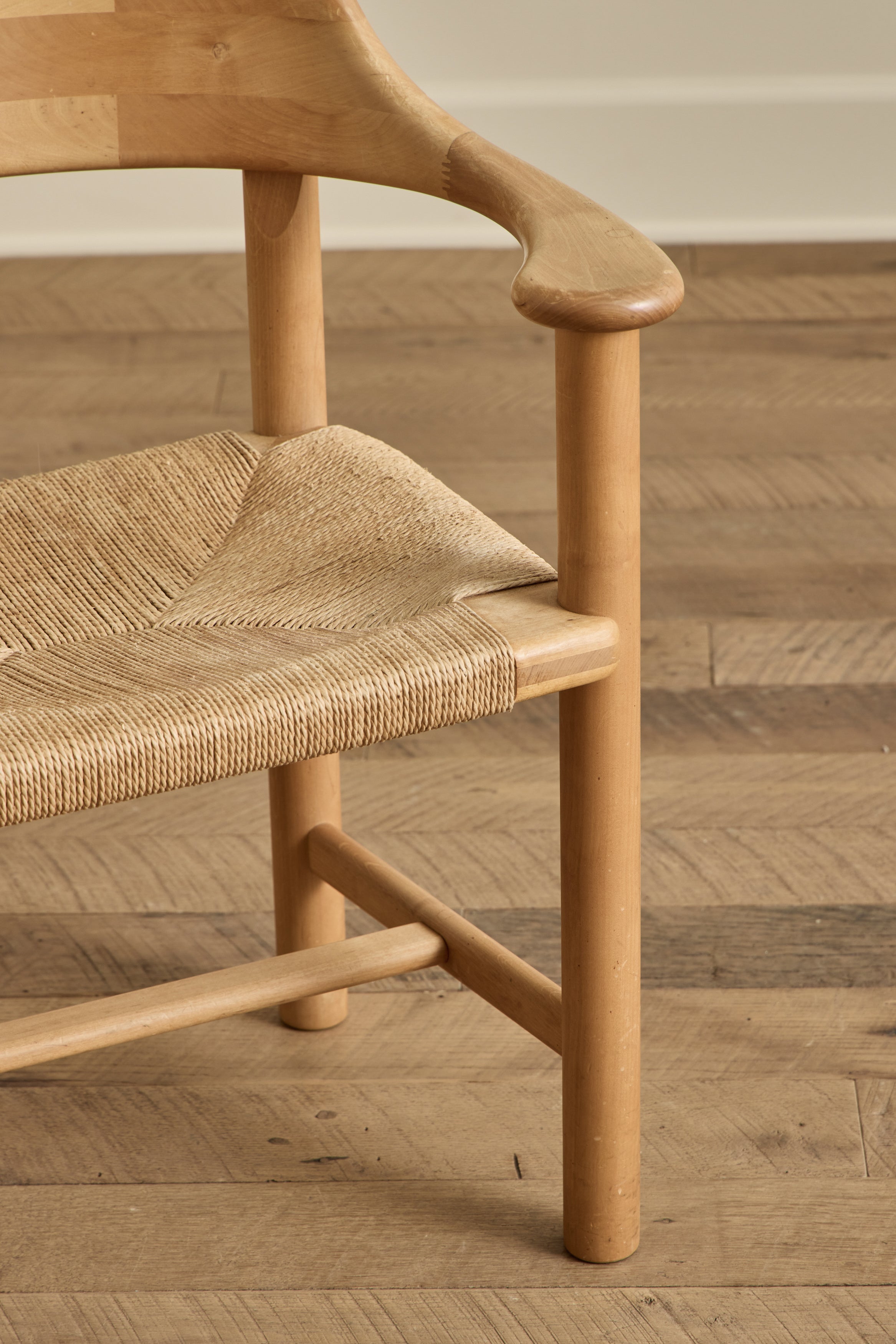 Set of 6 Rush Seat Daumiller Chairs