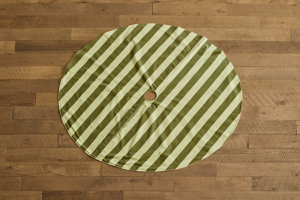 Tree Skirt, Camelot Stripe in Juniper