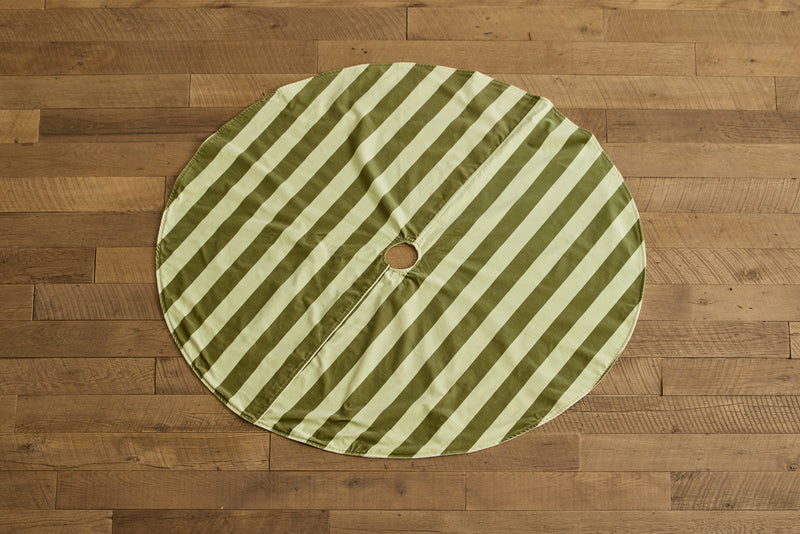 Tree Skirt, Camelot Stripe in Juniper