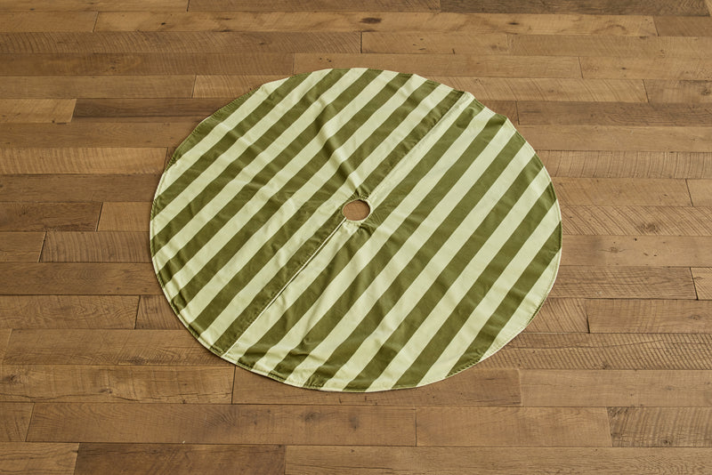 Tree Skirt, Camelot Stripe in Juniper