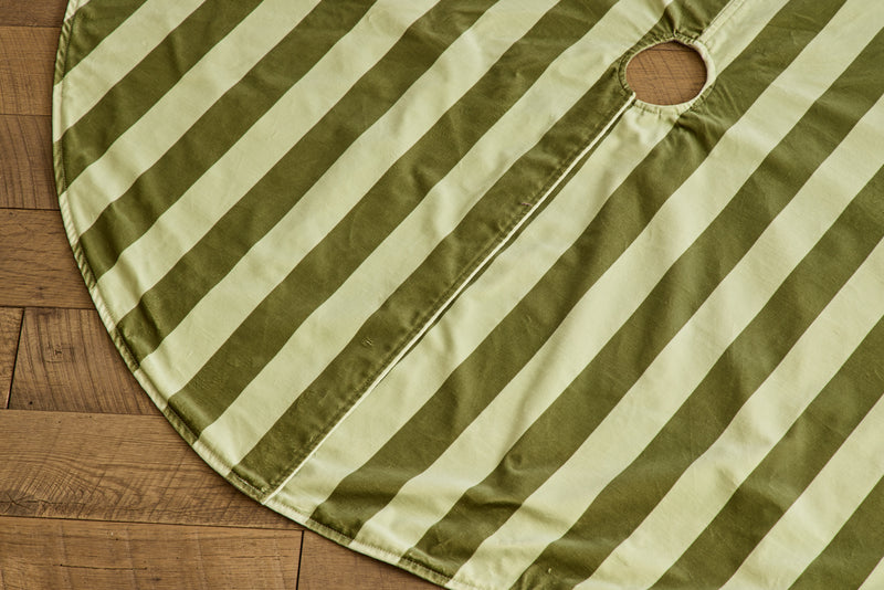 Tree Skirt, Camelot Stripe in Juniper