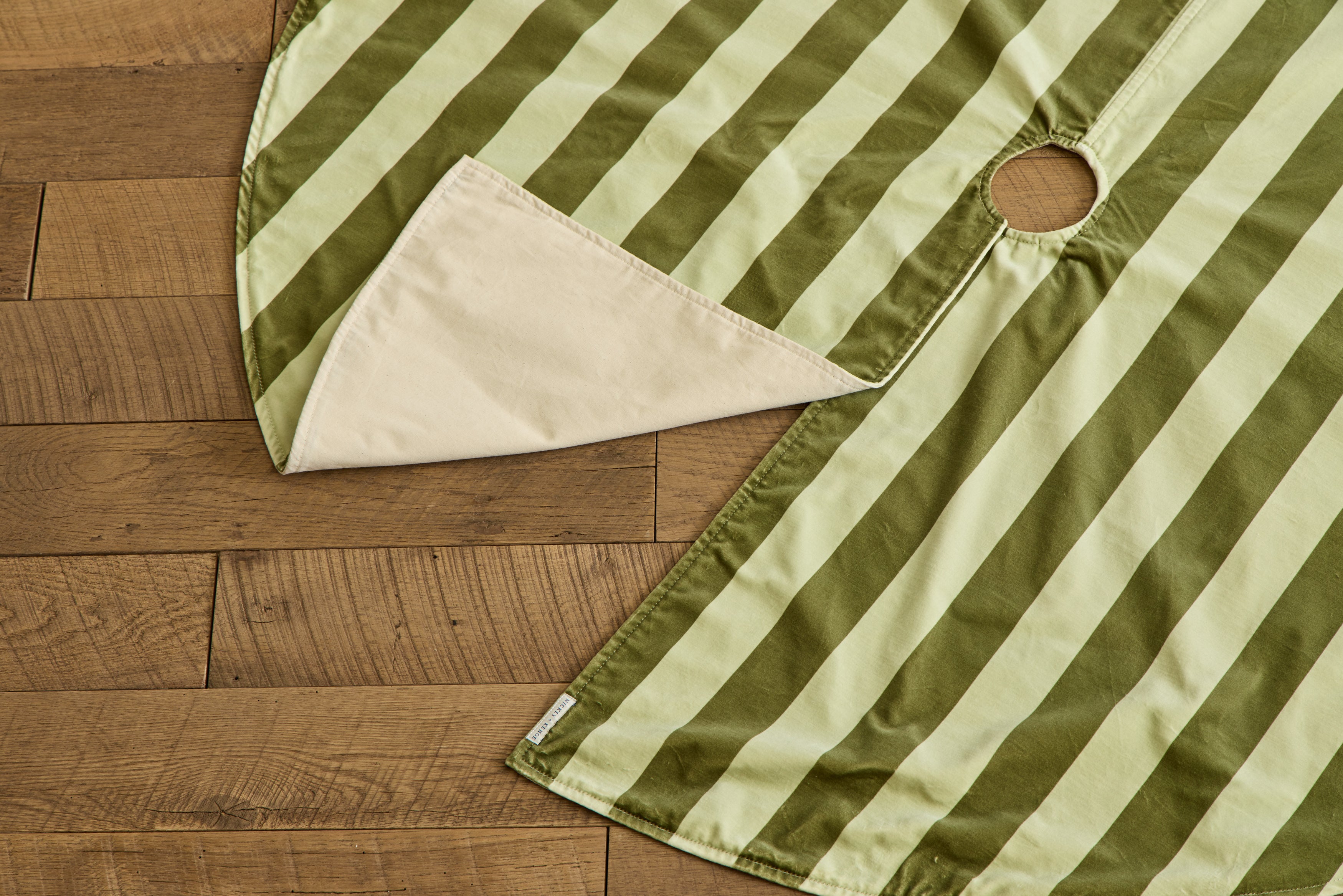 Tree Skirt, Camelot Stripe in Juniper