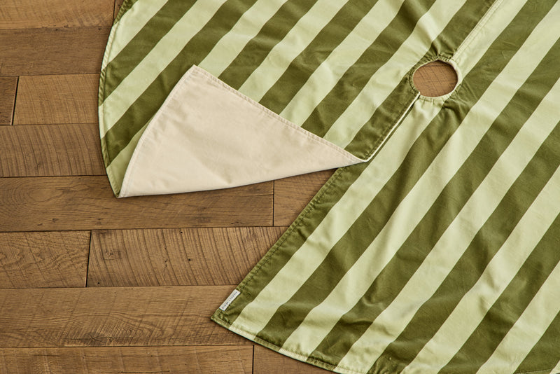 Tree Skirt, Camelot Stripe in Juniper