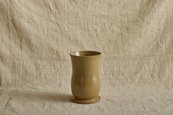 Ceramic Vase in Ochre