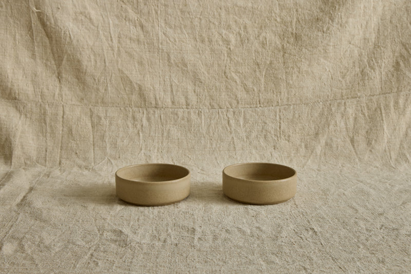Stoneware Bowls in Flax