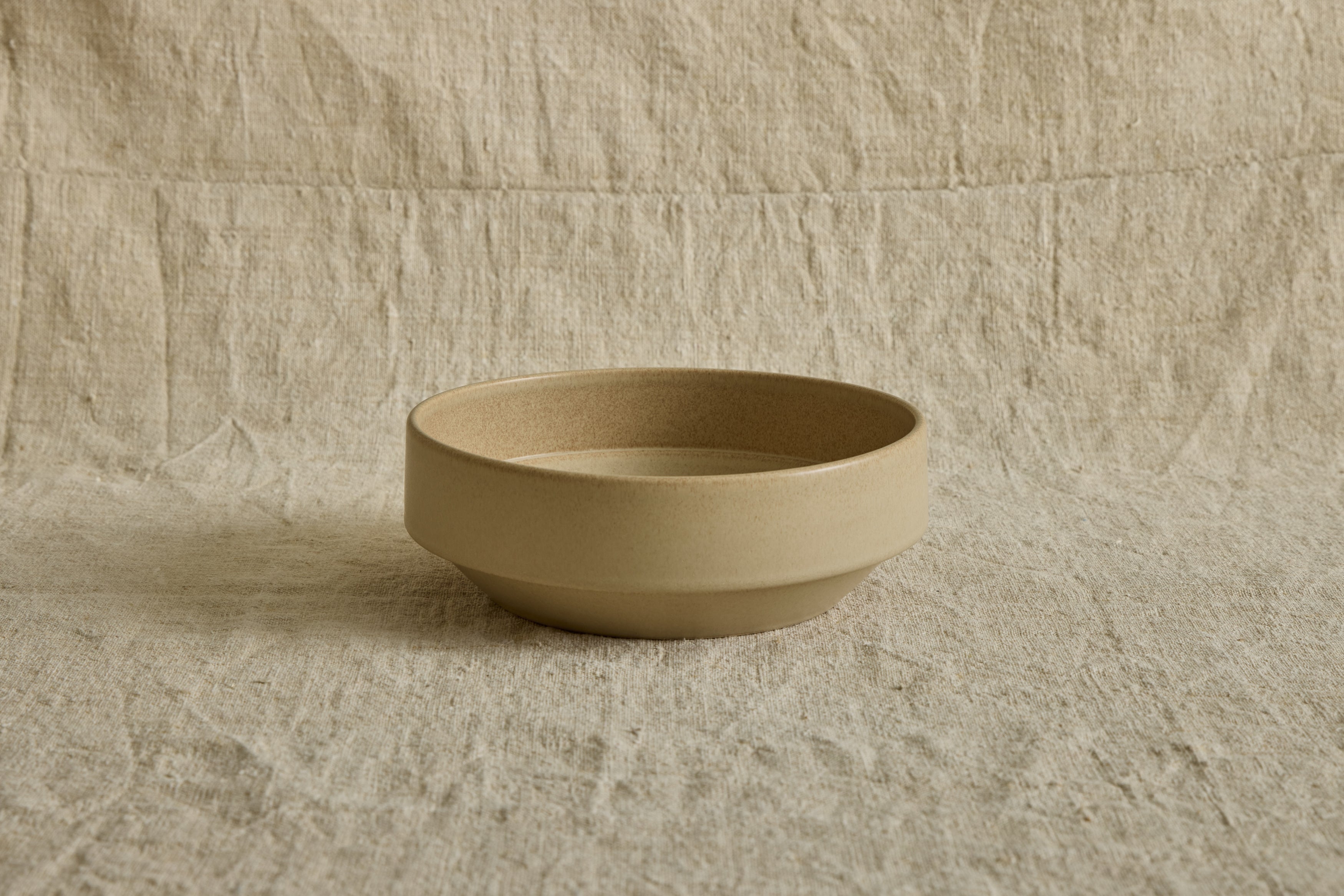 Stoneware Bowls in Flax