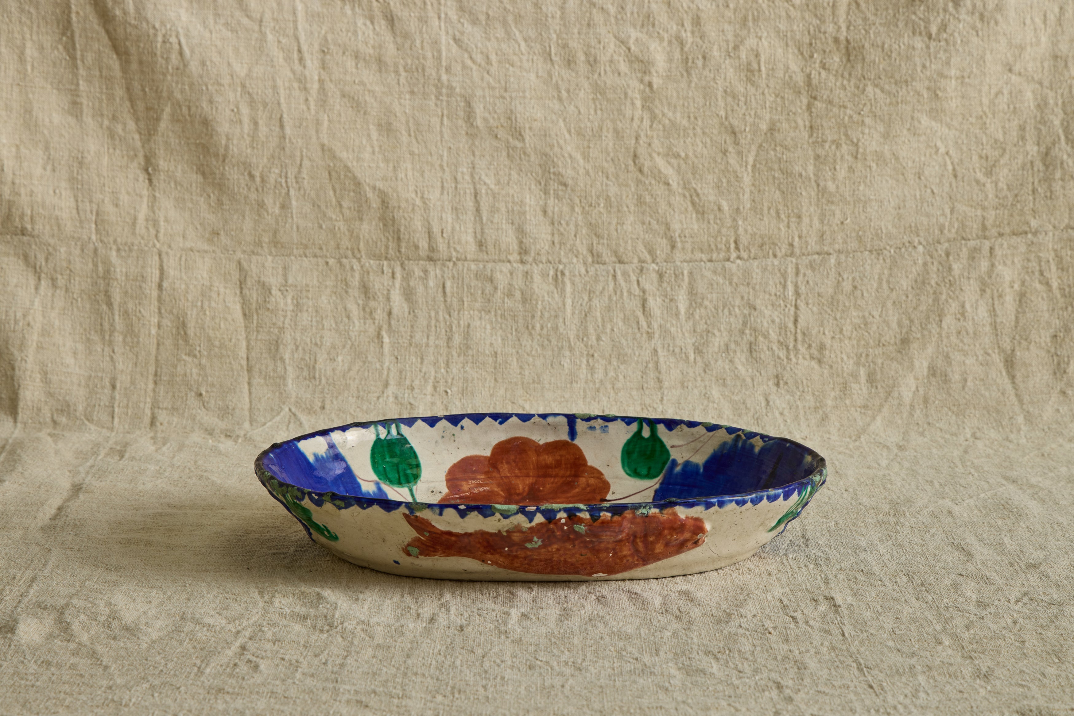 Large Oaxacan Floral Bowl