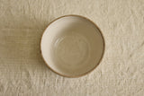 White Sawtooth Crock Bowl