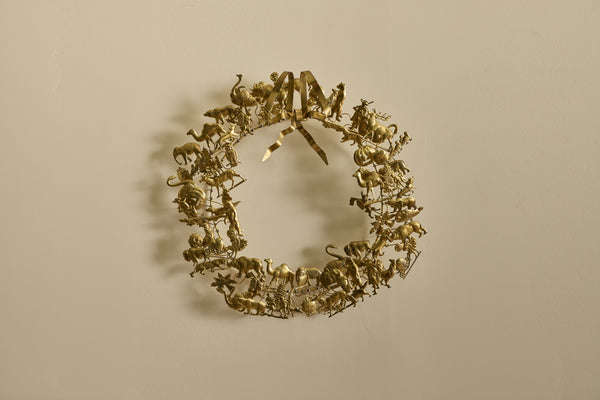 Dresden Brass Wreth 15"