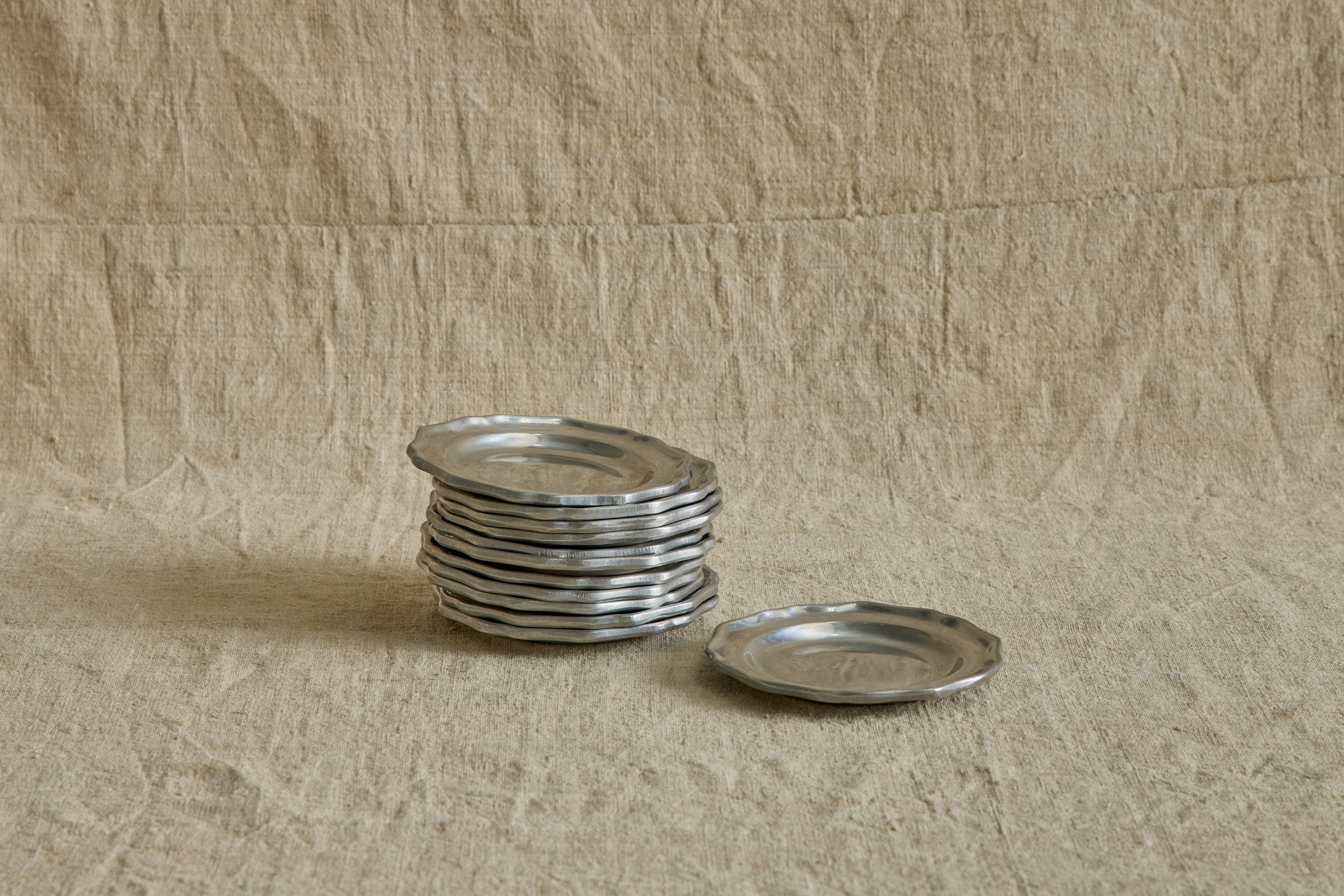 1970s Pewtarex Hors D'oeuvres Plate 6"