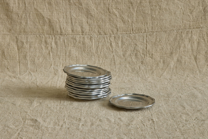 1970s Pewtarex Hors D'oeuvres Plate 6"