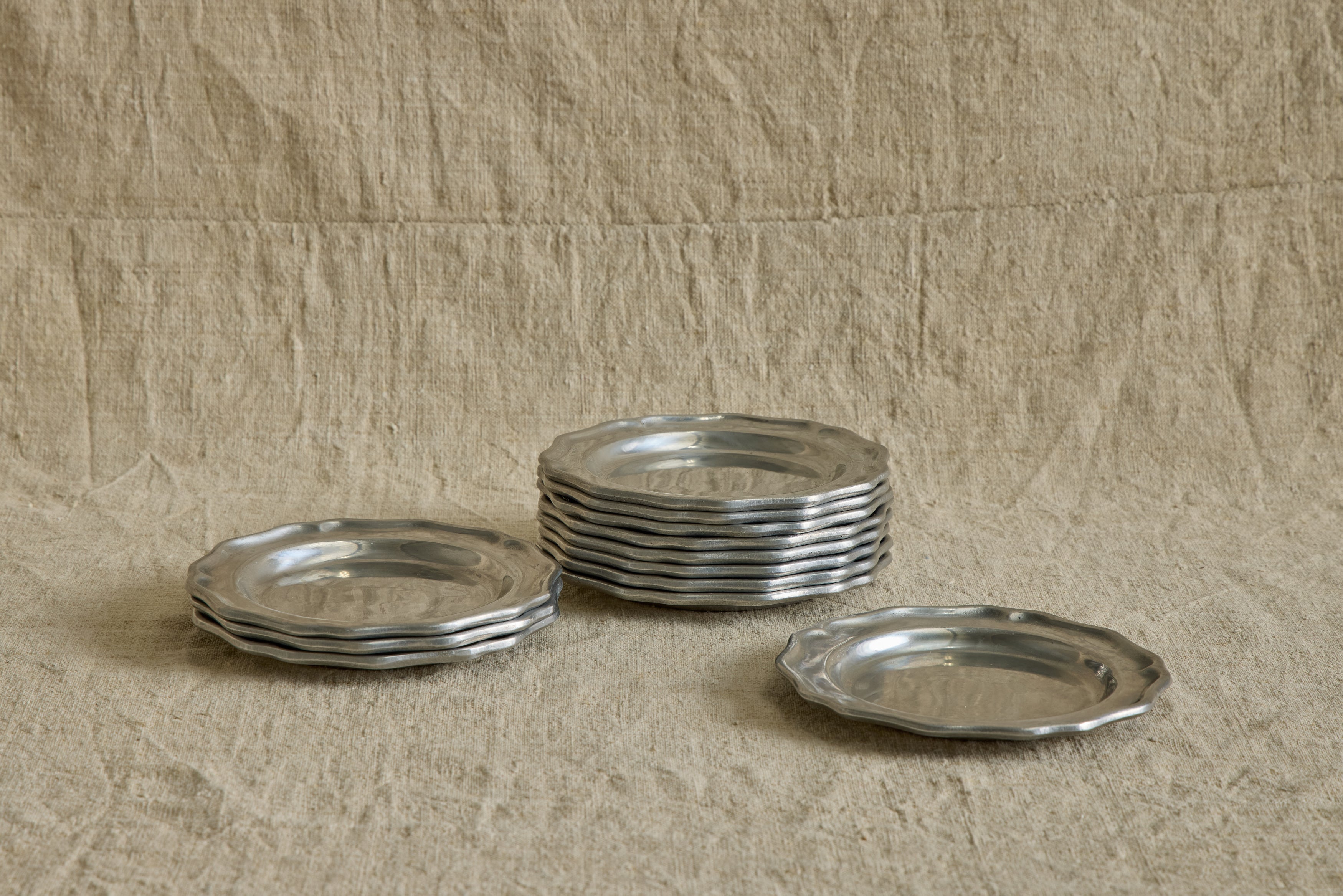 1970s Pewtarex Dessert Plate