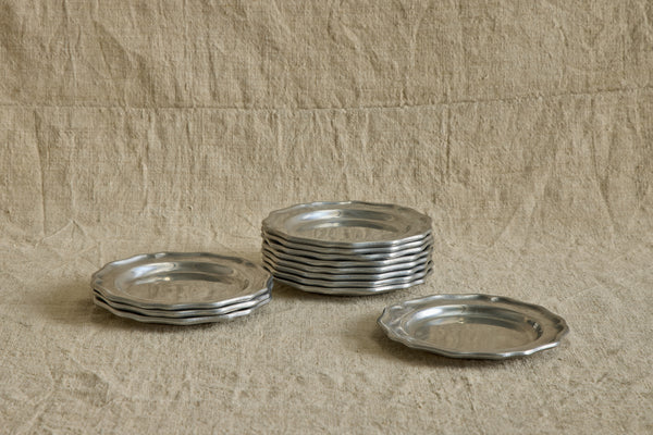 1970s Pewtarex Dessert Plate