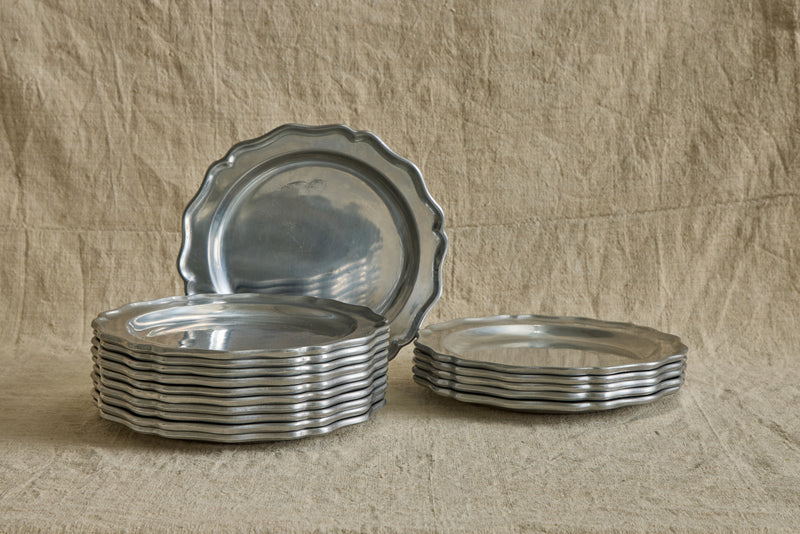 1970s Pewtarex Plate 12.5"
