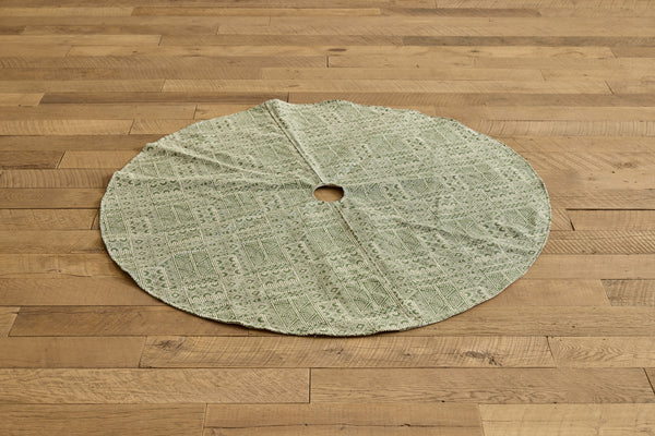 Tree Skirt, Susan Deliss Batik Moss