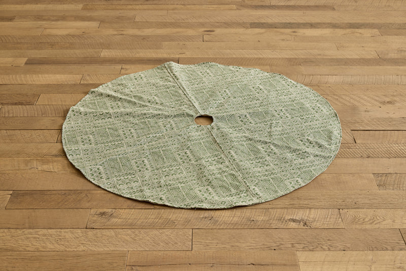 Tree Skirt, Susan Deliss Batik Moss