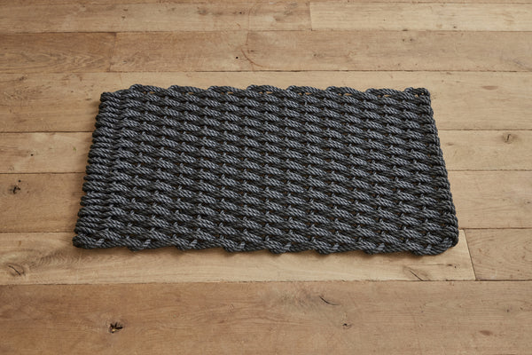 Woven Doormat Large in Charcoal