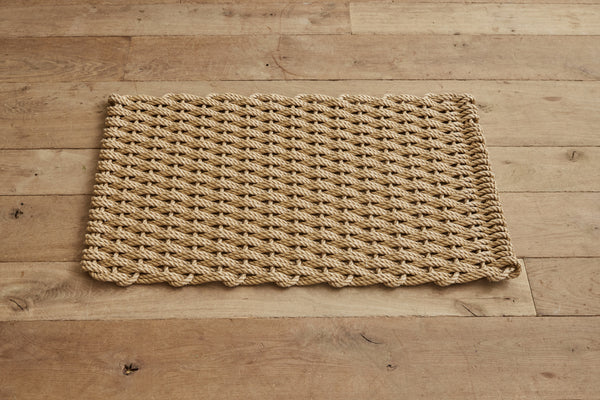 Woven Doormat Large in Wheat