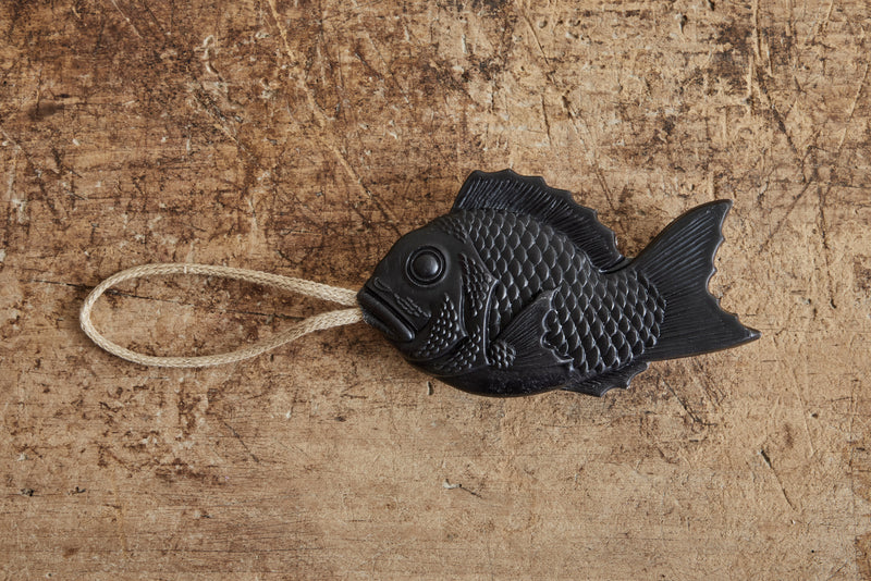 FISH SOAP ON A ROPE.