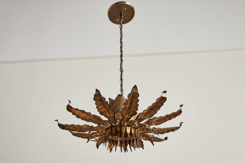 Brass Flower Pendant