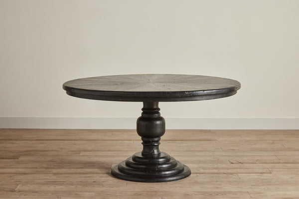 Vintage Inspired 60" Round Dining Table