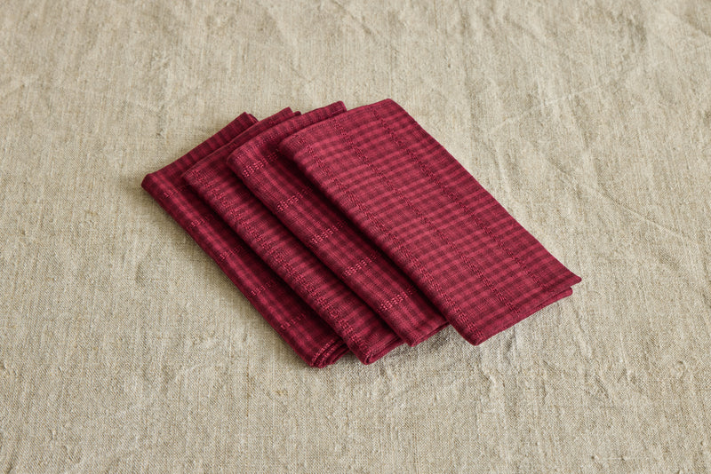 Bordeaux Soho Napkins, Set of 4
