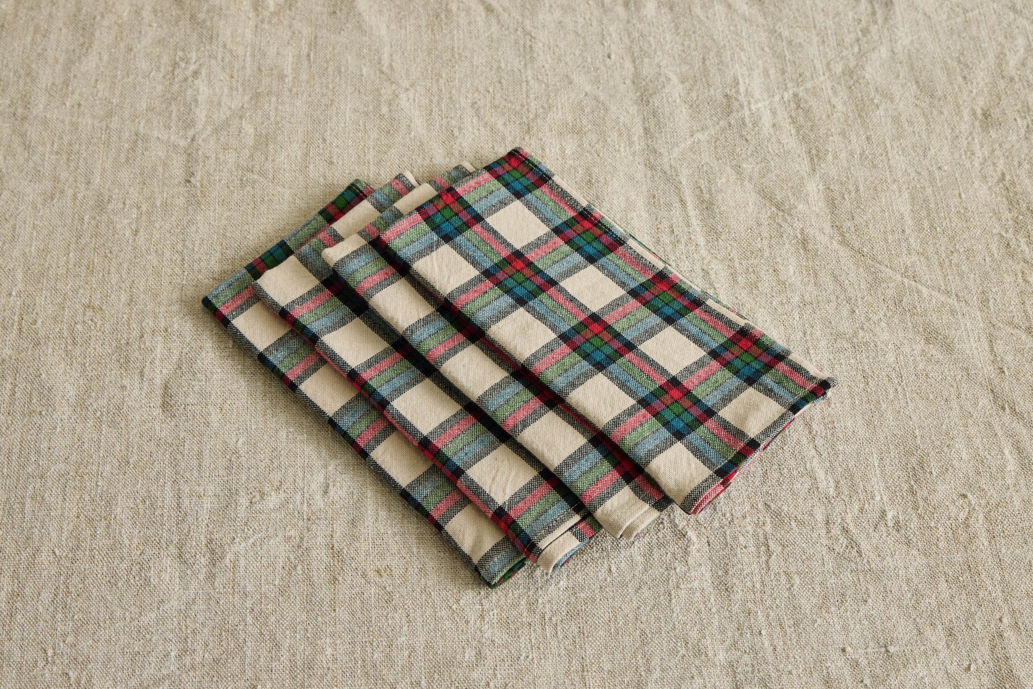 Idyllwild Plaid Napkins, Set of 4