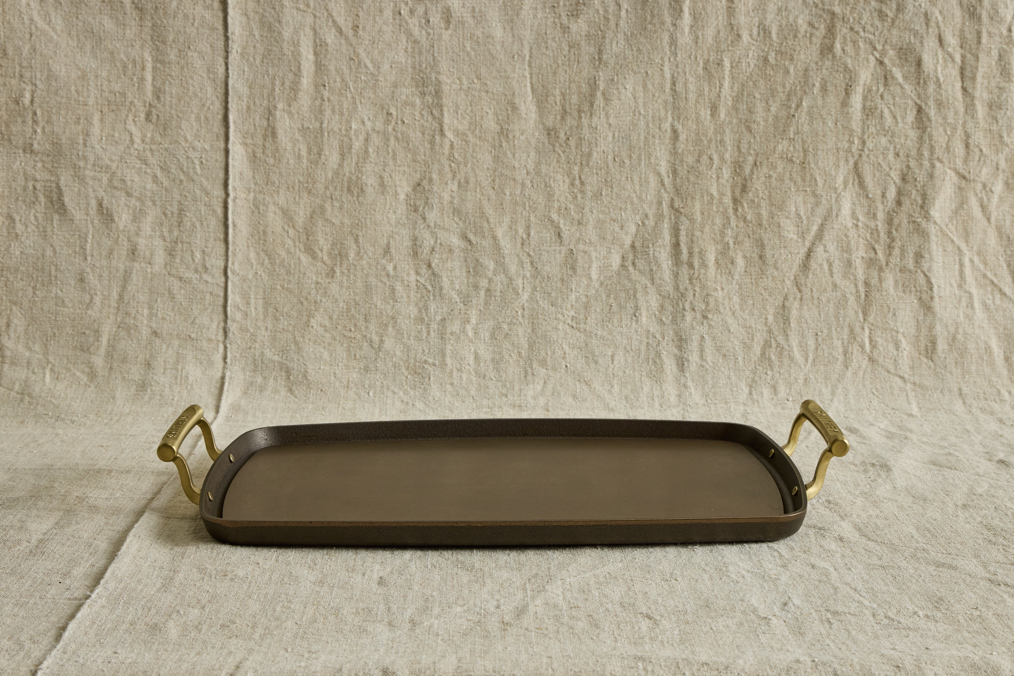 Double Burner Griddle, Cast Iron