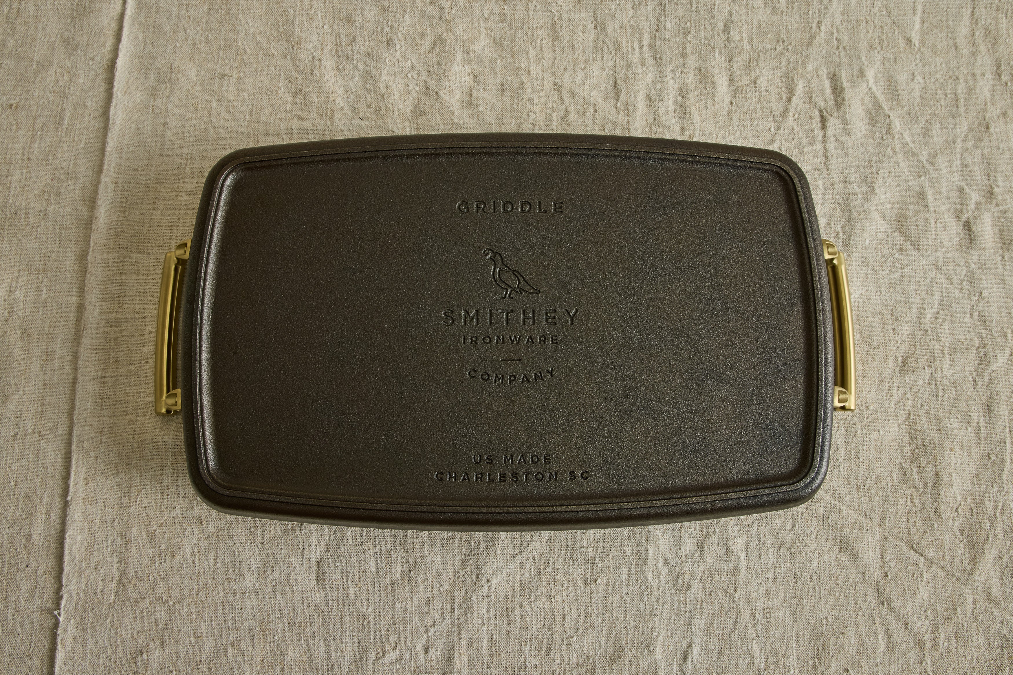 Double Burner Griddle, Cast Iron